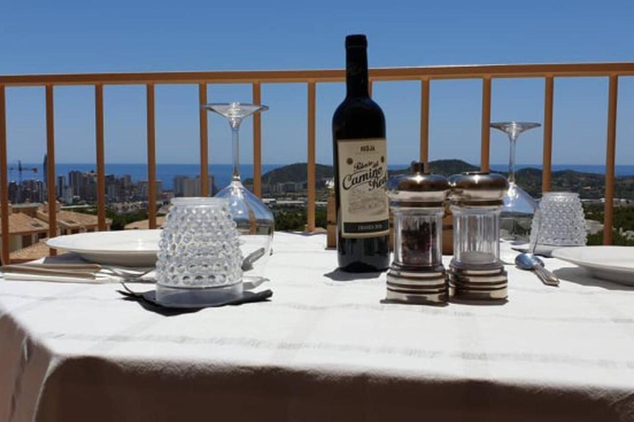 2 Bed Penthouse Apartment - Sea Views - Sleeps 4 Finestrat Exterior photo